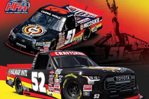 Stewart Friesen to run Kyle Busch throwback scheme in Charlotte NASCAR Truck race