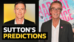 Sutton's predictions v Bad Day At The Office star John Hannah