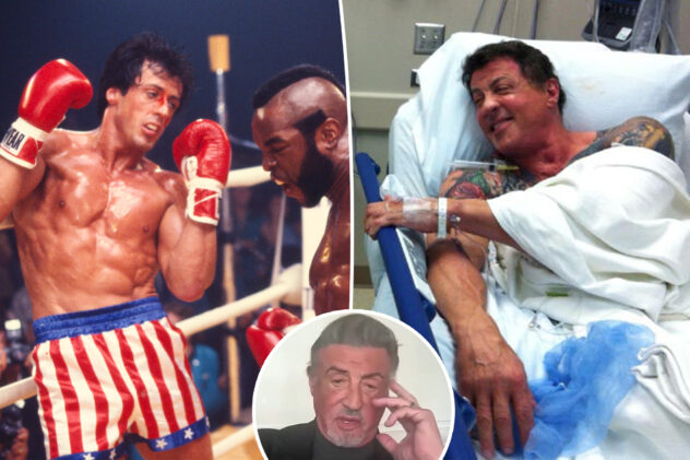 Sylvester Stallone calls himself an ‘idiot’ for doing his own stunts, details nine back surgeries