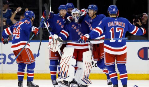 This was no ordinary home opener for the Rangers — and they delivered exactly what was needed