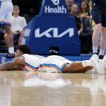 Thunder lose promising rookie to apparent serious injury vs. Pacers