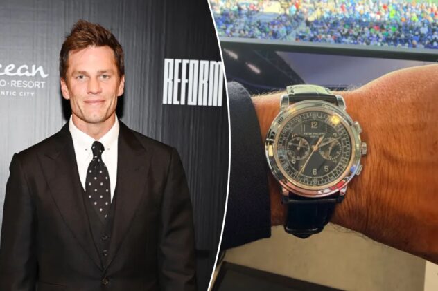 Tom Brady flashes rare $160K Patek Philippe watch for 49ers-Seahawks game