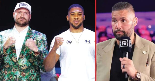 Tony Bellew makes KO prediction for Tyson Fury vs Anthony Joshua after friendly press conference