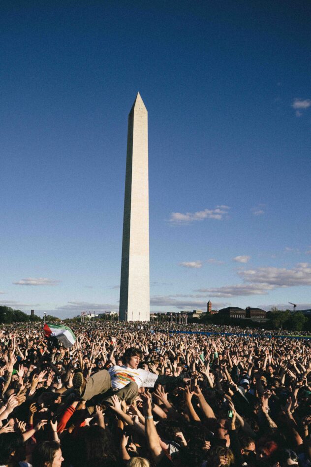 Turnstile Pack Out Washington Monument for Palestine, Sudan, and Lebanon Benefit Show