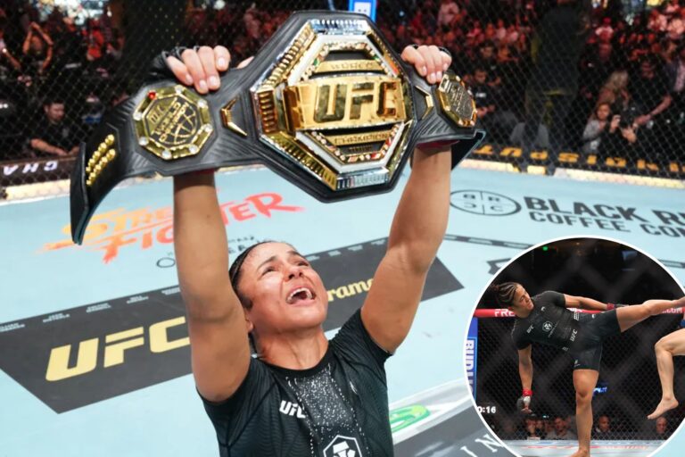 UFC 332: Natalia Silva dominates Wang Cong to win flyweight title