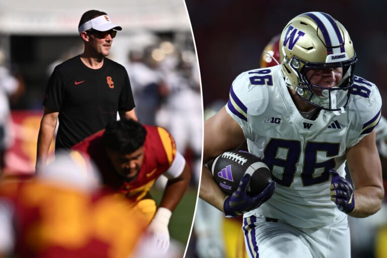 USC’s Lincoln Riley decries poor tackling against Washington: ‘zero excuse’