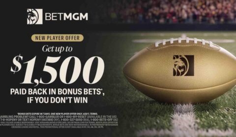 Use BetMGM bonus code CBSSPORTS to get $1,500 bonus bets for Panthers-Buccaneers, Packers-Lions, NFL betting