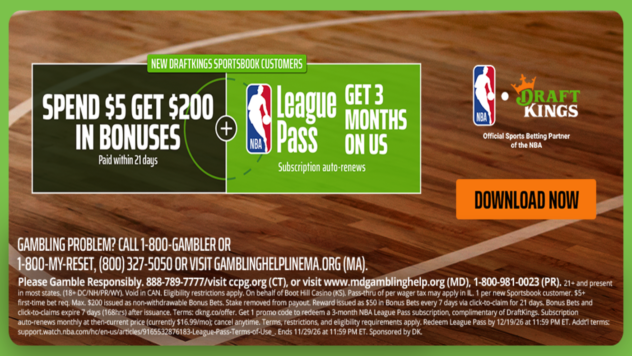 Use DraftKings promo code to get $200 bonus, free NBA League Pass for Brewers-Rays, World Series Game 5, NBA