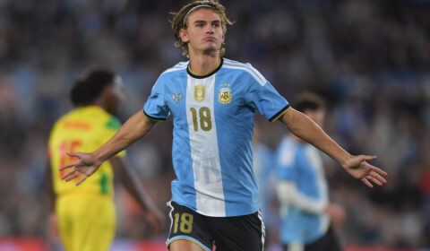 Video: Nico Paz scores another screamer in Messi’s final match for Argentina