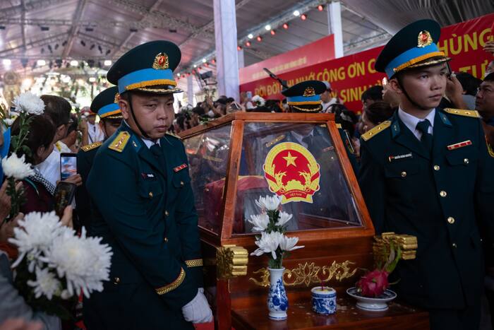 Vietnam buries remains of 731 war dead nearly 6 decades after the Tet Offensive