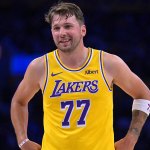 Watch Lakers’ Luka Doncic power through Nikola Jokic for tough and-1