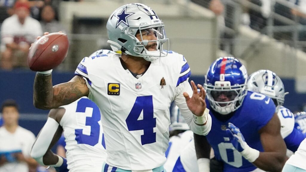 Week 4 NFL odds, betting lines, spreads, totals, for every game, including Texans-Cowboys, Chiefs-Raiders